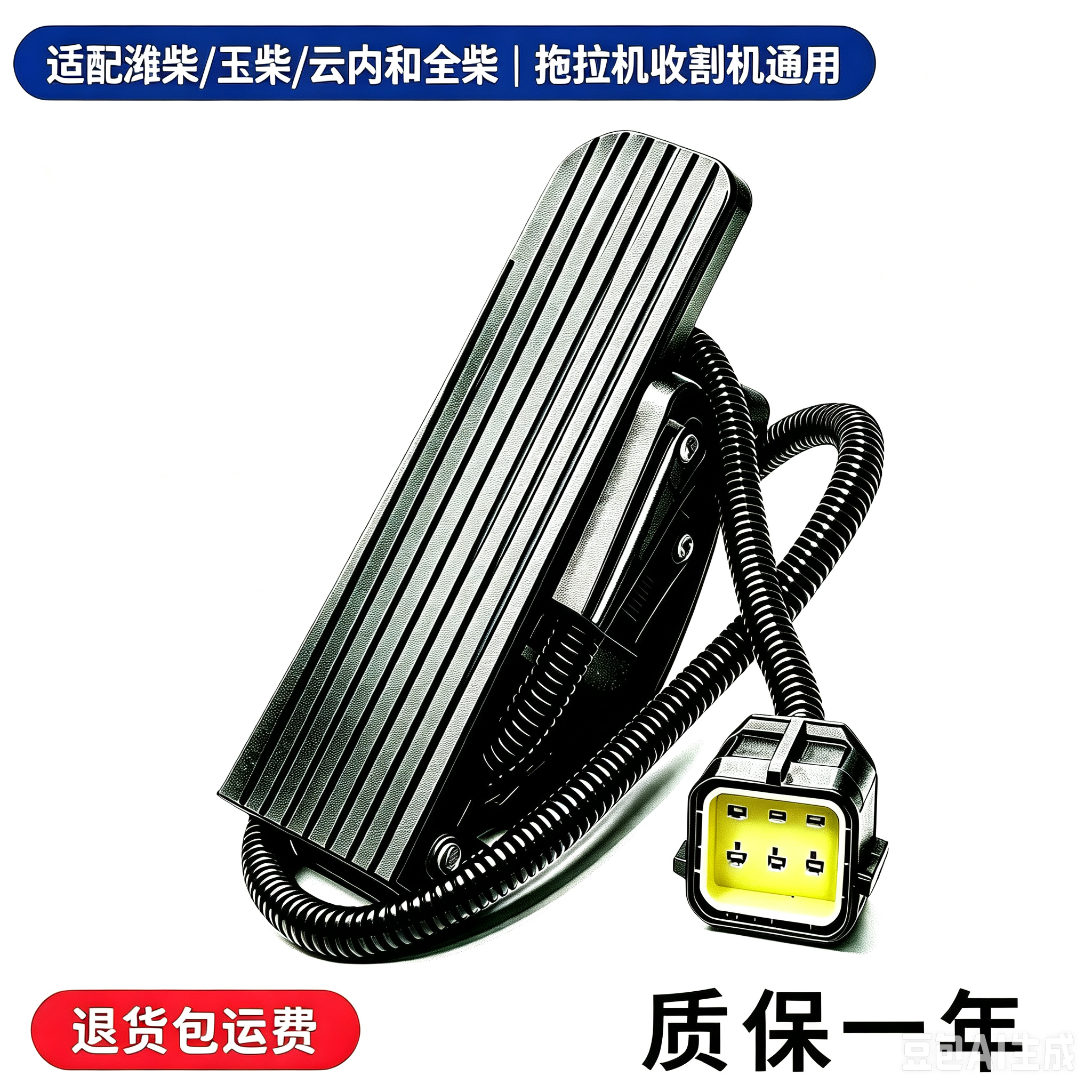 拖拉机收割机电子油门踏板总成适配潍柴玉柴云内全柴原厂品质