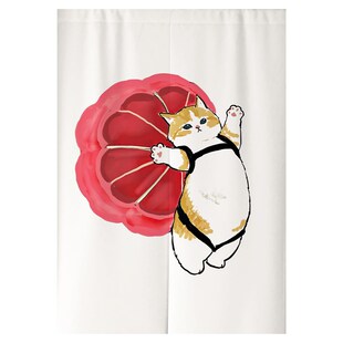 可爱猫咪门帘隔断帘卡通家用卧室挂D帘厨房卫生间遮挡帘布帘免打