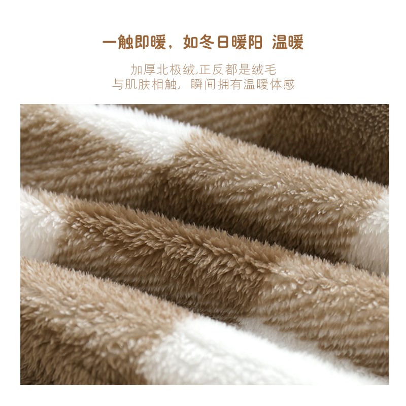 秋冬办公室午睡毯子 加厚斗篷连帽月子披肩M毯 沙发午休盖腿小毛