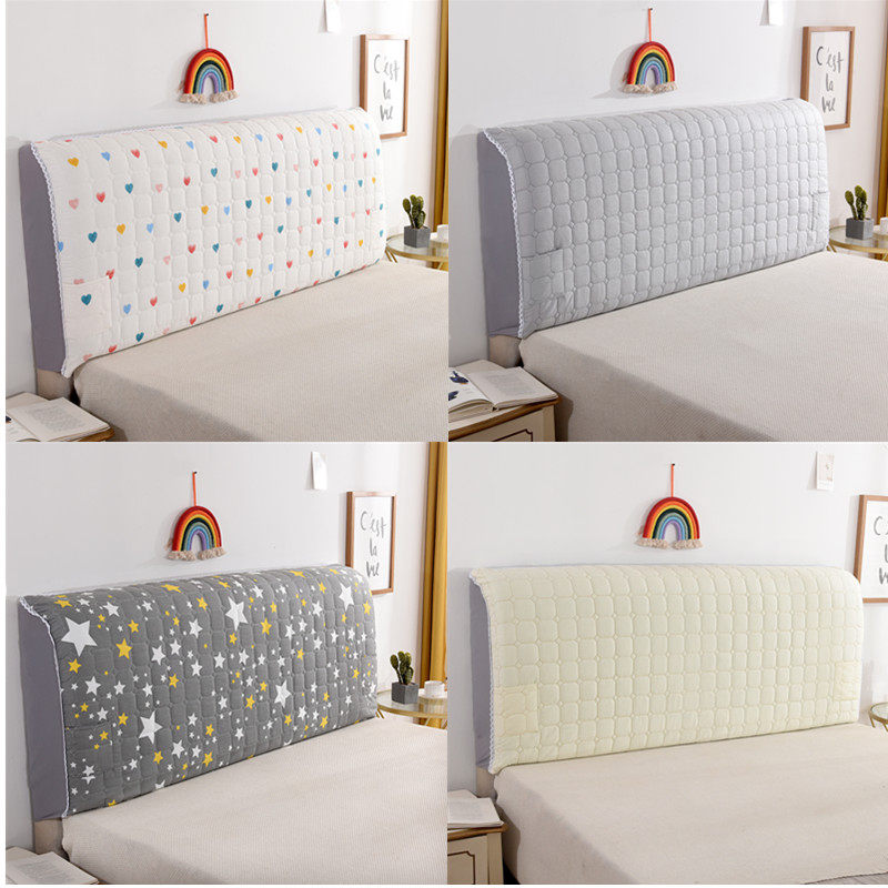 纯棉弹力床头h罩套全包加棉皮床保护套防尘罩盖布万能弧形床头套,居家布艺,床头罩,淘宝优惠券,粉丝福利购,淘宝优惠卷