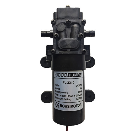 12V48V18V电动喷雾器泵24V60W4L回流J隔膜泵4分泵1/2泵直流螺纹泵