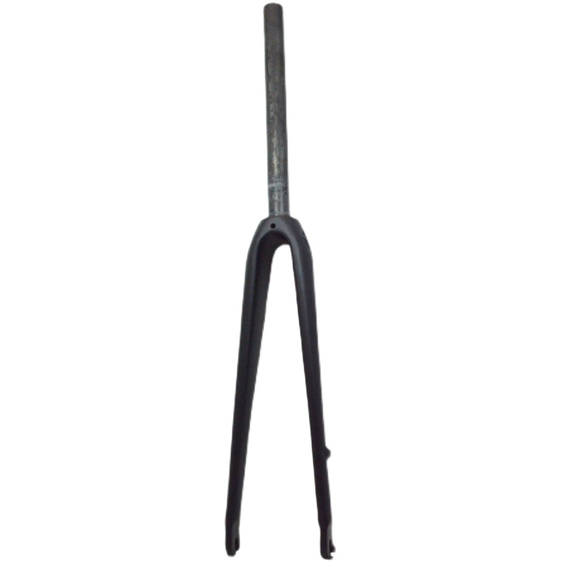 全碳纤维公d路车自行车前叉内走线直管锥管平碟刹快拆式非避震硬