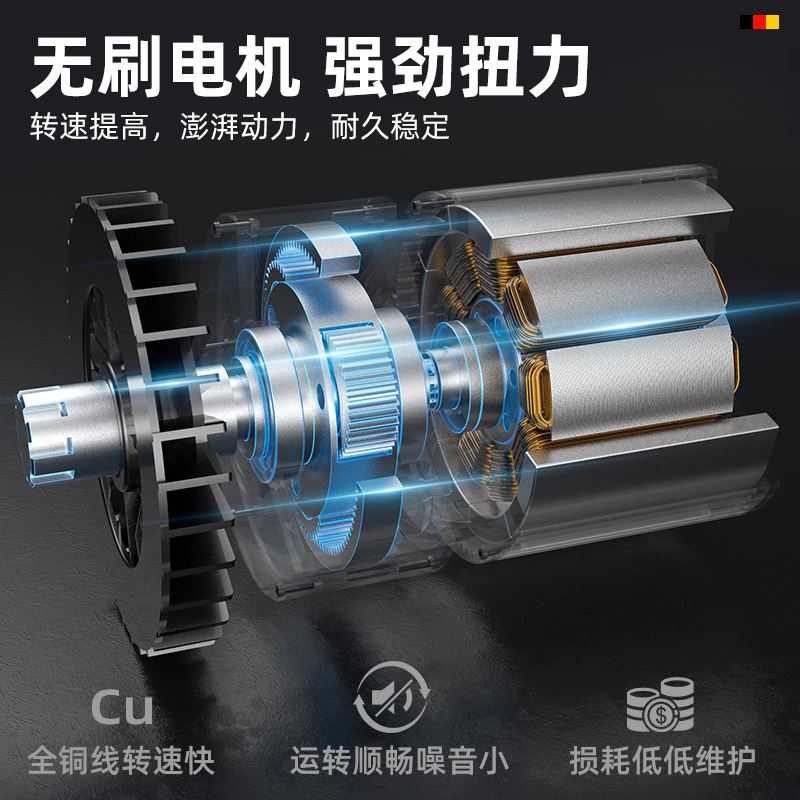 电动扳手大扭力i锂电无刷冲击风炮轮胎汽修工具充电式架子工套筒