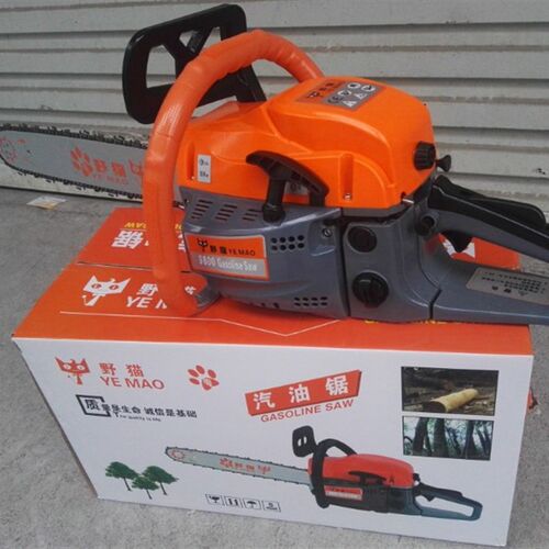 包邮 9800大功率油锯汽油锯伐木锯汽油电锯T易启动油锯伐木者