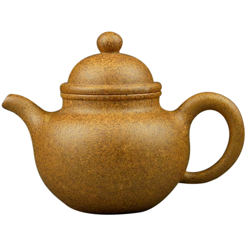 宜兴紫砂壶纯全手工名家正宗粗砂黄金段泥M掇球家用泡茶壶茶具套