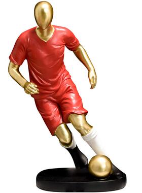 简约轻奢足球运动员摆件家居电视柜酒柜办公室书房卧室桌面装饰品