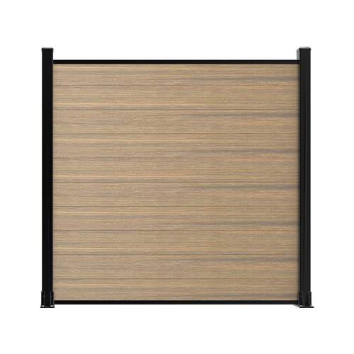 塑木围栏户外庭院花园围栏防腐木抗风稳固零维护厂家木塑格栅