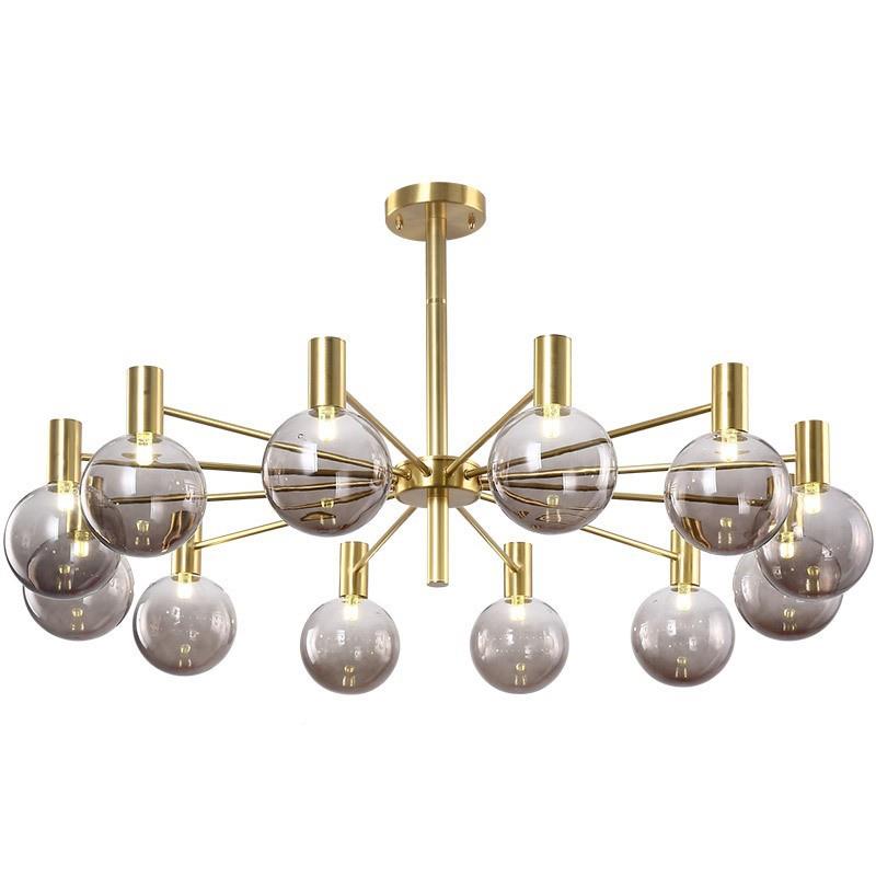 欧客厅吊灯创意202234年新灯款网红魔豆吊灯卧大室网红气轻北奢高