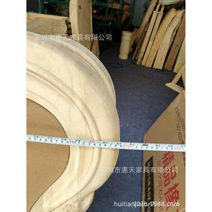 欧式白坯床白茬实木床未上油漆的大床1.8米实木床半成品白胚床