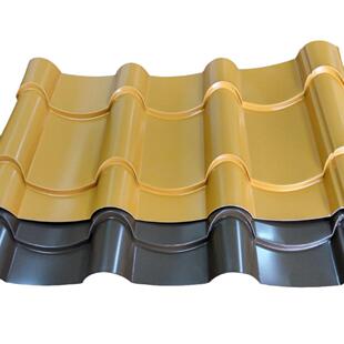 仿古建筑小亭子金属屋面板屋顶765型厂家生产和瓦小青瓦铝镁锰板