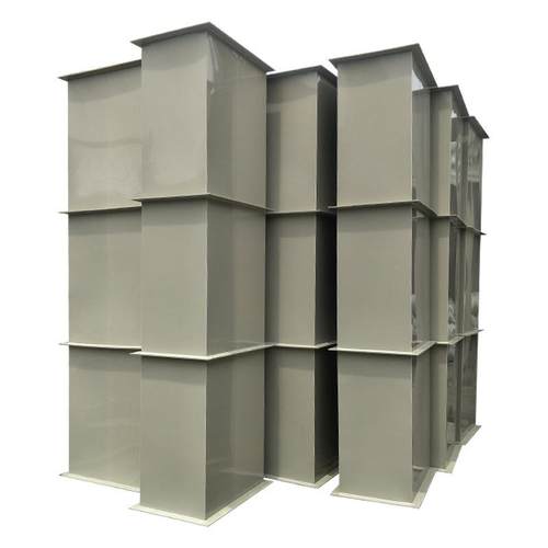 pp风管矩形加工定制pp方管实验室用通风塑料管耐酸碱防腐蚀