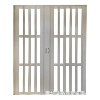 pvc折叠门开放式厨房临时天燃气验收隐形门免打孔卫生间室内隔断