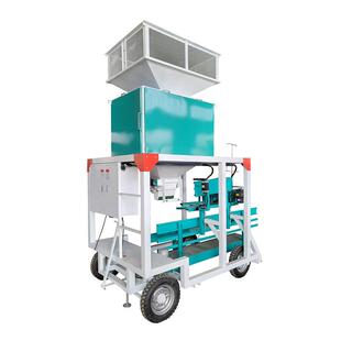 全自动打包机定量包装秤玉米颗粒包装机粮食饲料包装袋机厂家