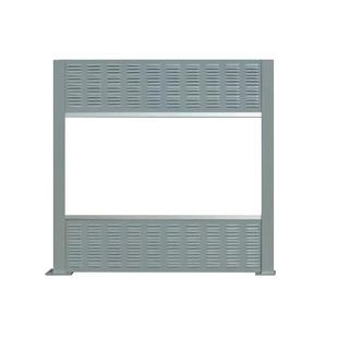 高架桥声屏障小区铁路隔音墙工地金属吸音屏高速公路百叶孔声屏障