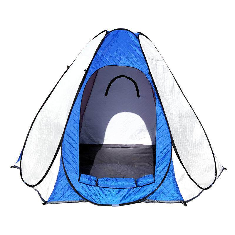 六角棉帐篷冬季保暖加棉双人户外钓鱼帐篷露营户外野营用品冰钓屋