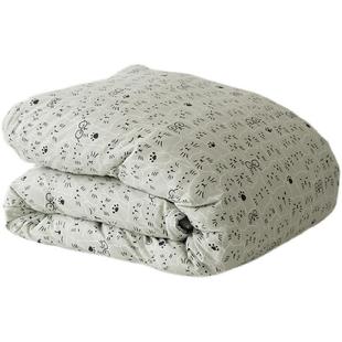 针织棉被套单件少女心小碎花单人被罩150x200cm