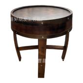 实木茶几家用客厅小户型茶桌小边几圆桌阳台泡茶桌子现代中式 茶桌