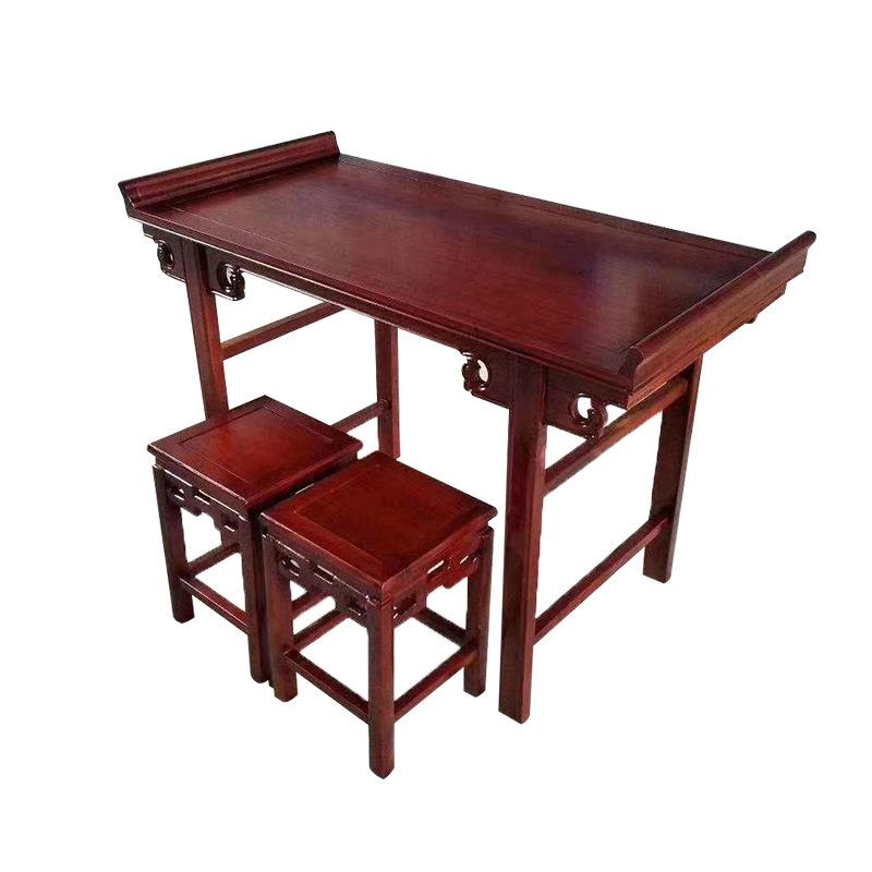 条案仿古中式学习茶艺毛笔培训实木书法桌条几供桌画案条桌国学桌