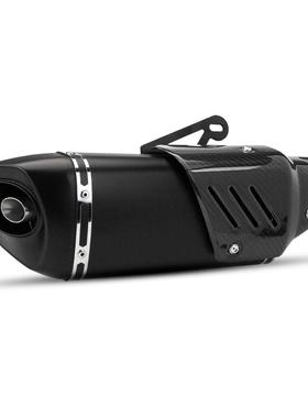 摩托车通用排气管Z900R3MT07Z400450SRK11圆尾排气尾段