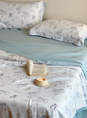 2025新款卡通印花莱赛尔凉感夏凉被单人可机洗被子夏被空调被双人