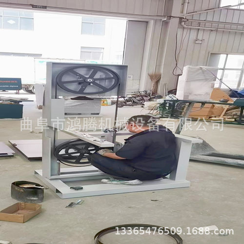 鸿腾346改推台多功能推台锯圆木方便切割小型主机立式木工带锯机