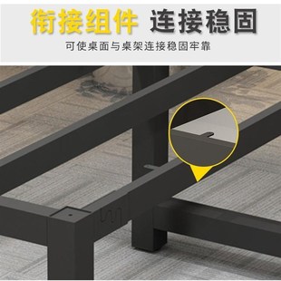 铁艺桌腿支架餐桌底座办公桌茶几岩板桌子腿电脑桌架金属桌脚支撑