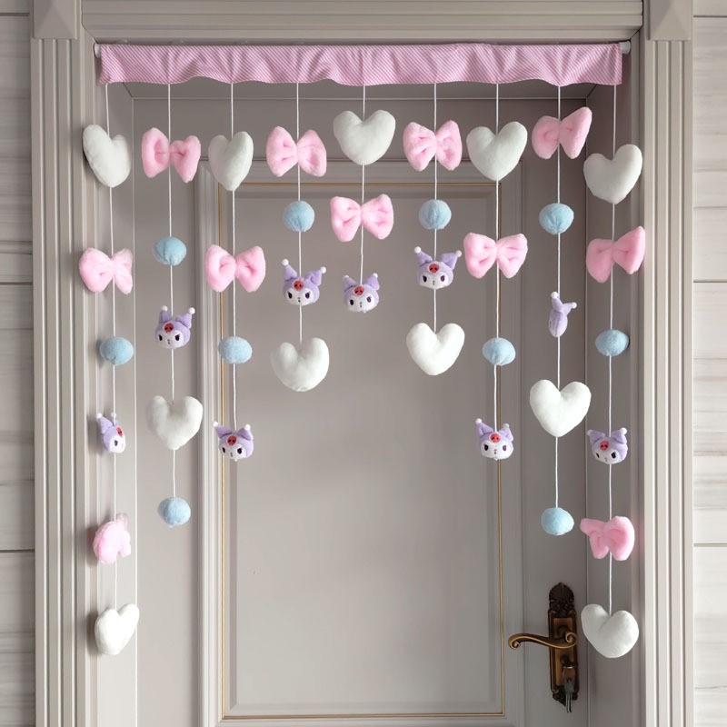 甜甜包爱心门帘可爱挂饰儿童爱心挂饰房装饰挂帘创意装饰卧室房门