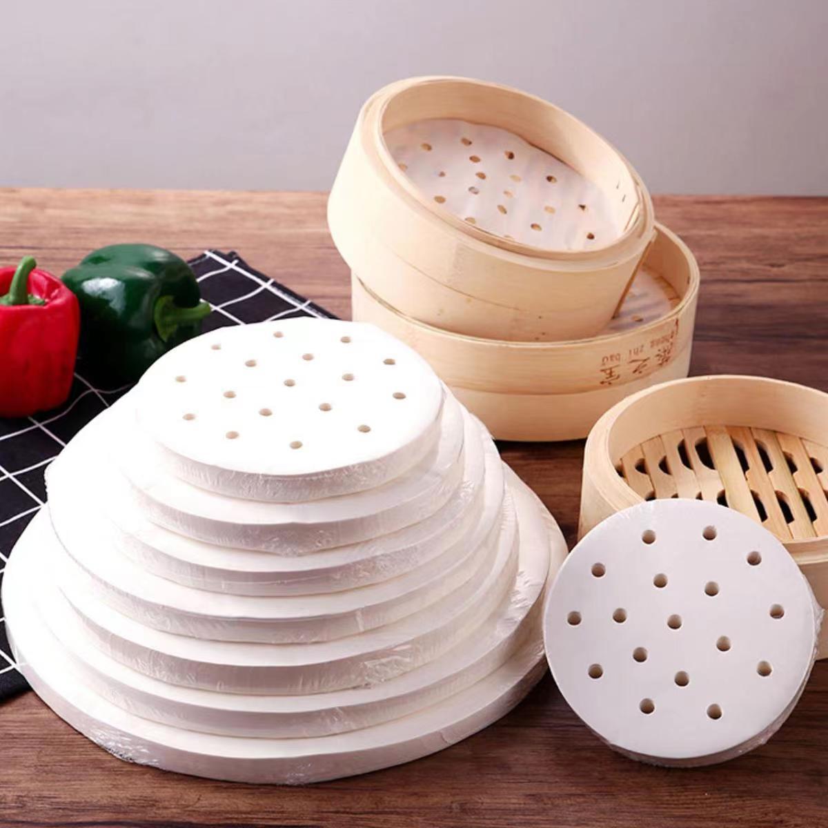 厂家批发家用食品级馒头蒸笼垫子不粘 蒸笼纸