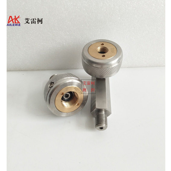 压力表校准台径向快接头M14*1.5外转M14*1.5内铜合金快接活接头