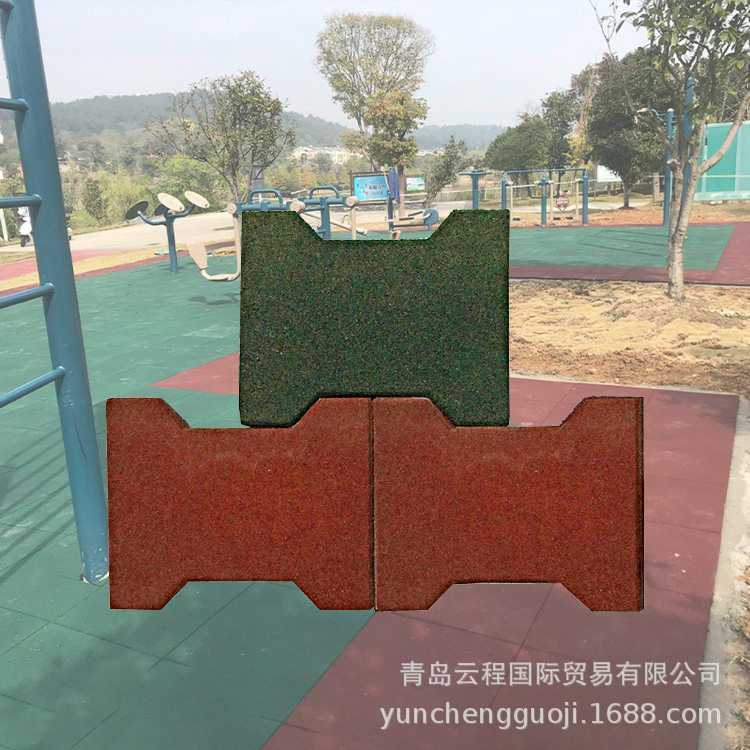 幼儿园橡胶地垫操场室外地胶塑胶地板塑胶跑道小区地胶板户外地垫