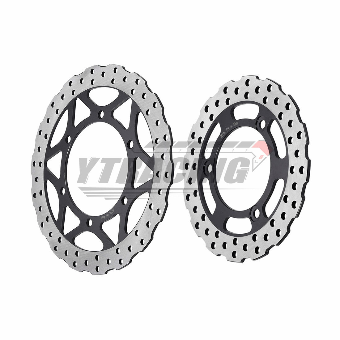 适用KAWASAKI EX250 Ninja250R 08-12 摩托车前/后刹车盘