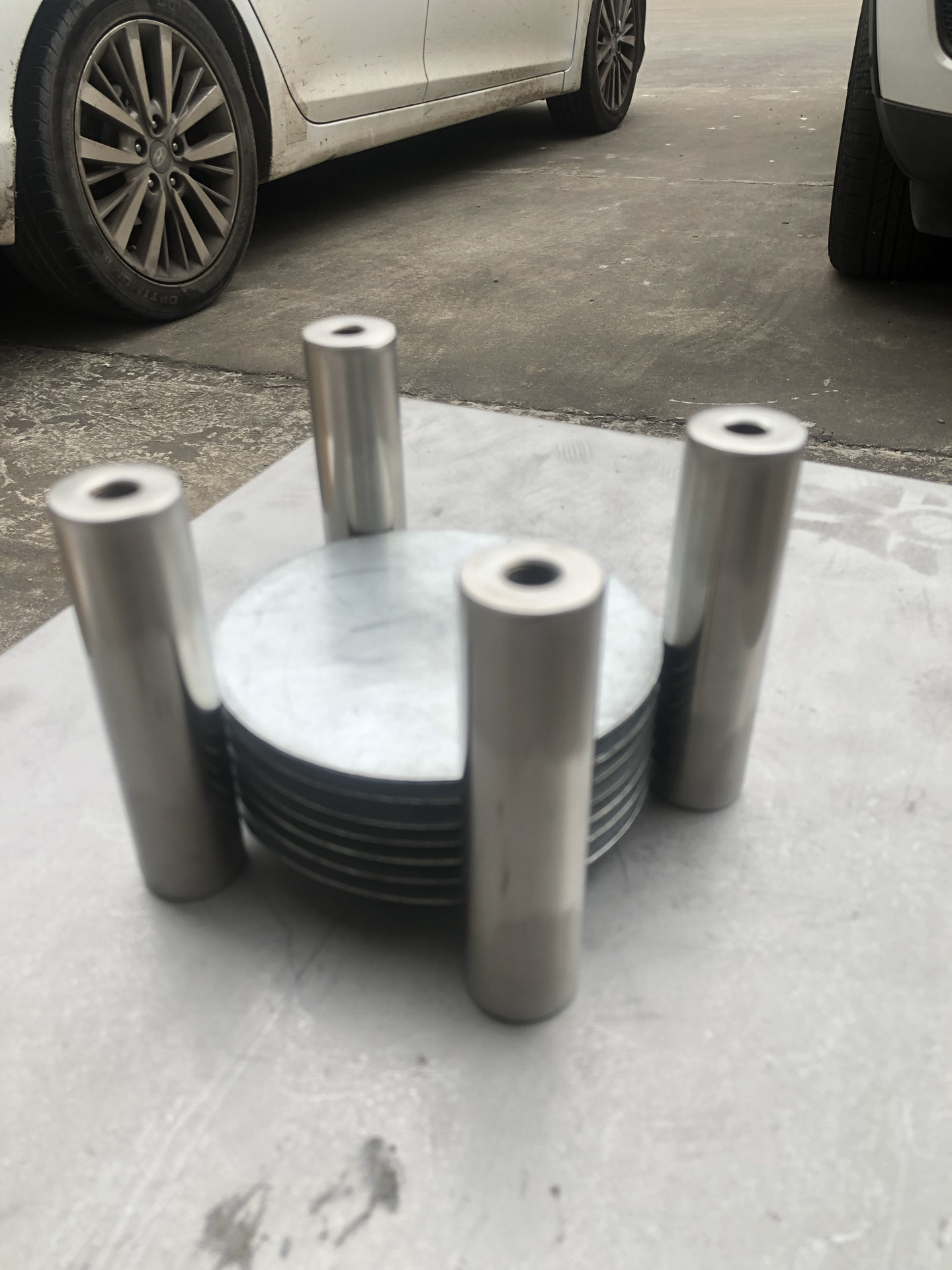 圆柱型磁性铁板分离器磁力分层器冲压生产线小圆片磁性分张器