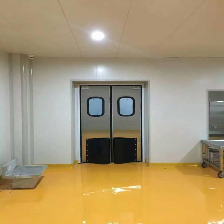 食品车间安装不锈钢自由门、双向开启的防撞平开门、首单优惠