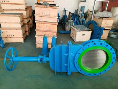 手动耐磨衬胶刀闸阀DN200聚氨脂刀型闸阀DN150衬胶刀闸阀温州厂家
