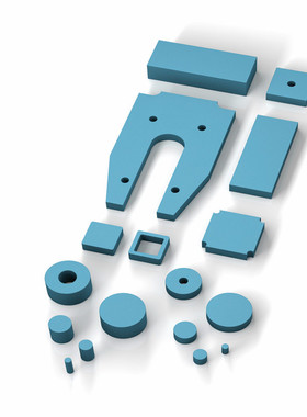 ACE缓冲垫SLAB系列缓冲减震垫SL-300-25-D-MP1防冲击防碰撞保护