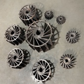 2BV水环真空泵配件 水环真空泵叶轮 不锈钢叶轮