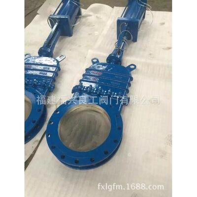 大口径圆形法兰暗板软密封污水刀闸阀CMCZ-FD10CX福兴良工