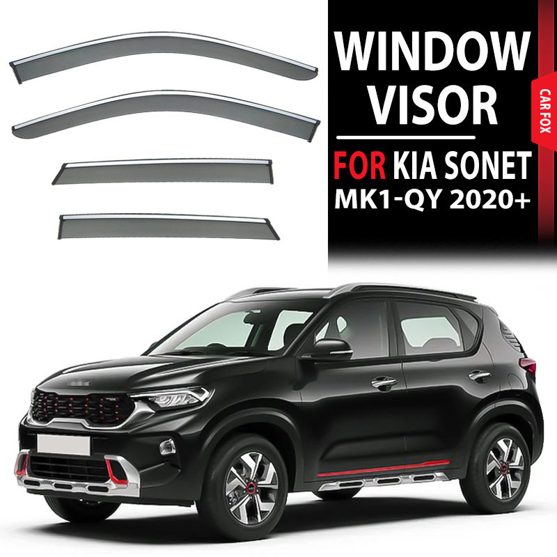 适用于起亚Kia Sonet Window visor索奈车窗晴雨挡雨遮阳板雨眉