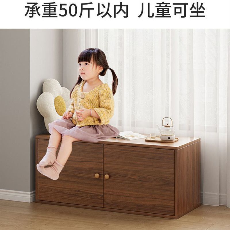 飘窗柜矮柜自由组合可坐收纳柜子阳台储物柜子卧室落地置物柜地柜