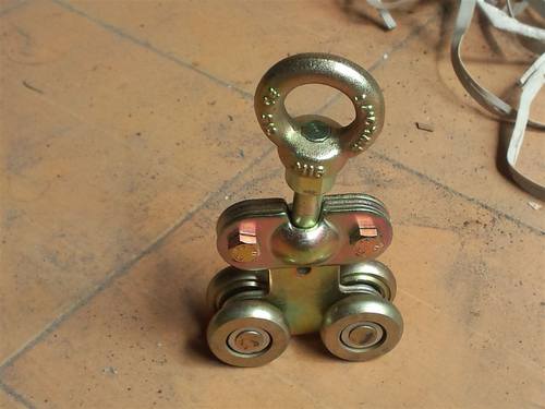 四轮板式滑车ZT-W40W65W80工具滑轨滑车焊机滑车球绞工具滑车