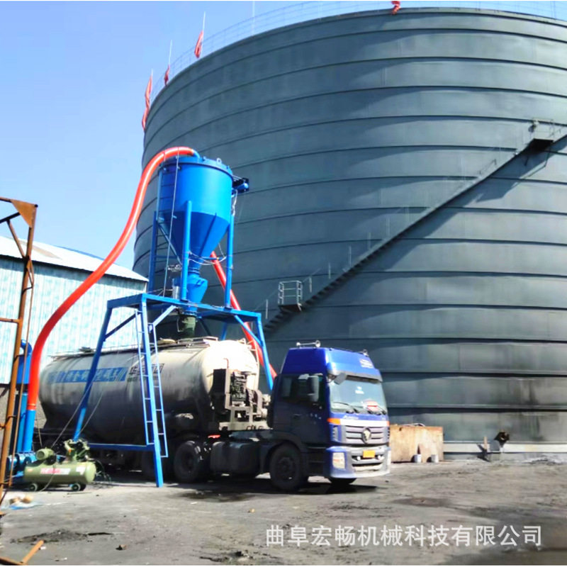 水泥粉卸车装仓气力输送机石子泥浆吸料机正负压吹吸一体上料机