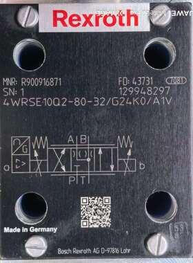 R9009168714WRSE10Q2-80-32/G24K0/A1V#Rexroth比例阀