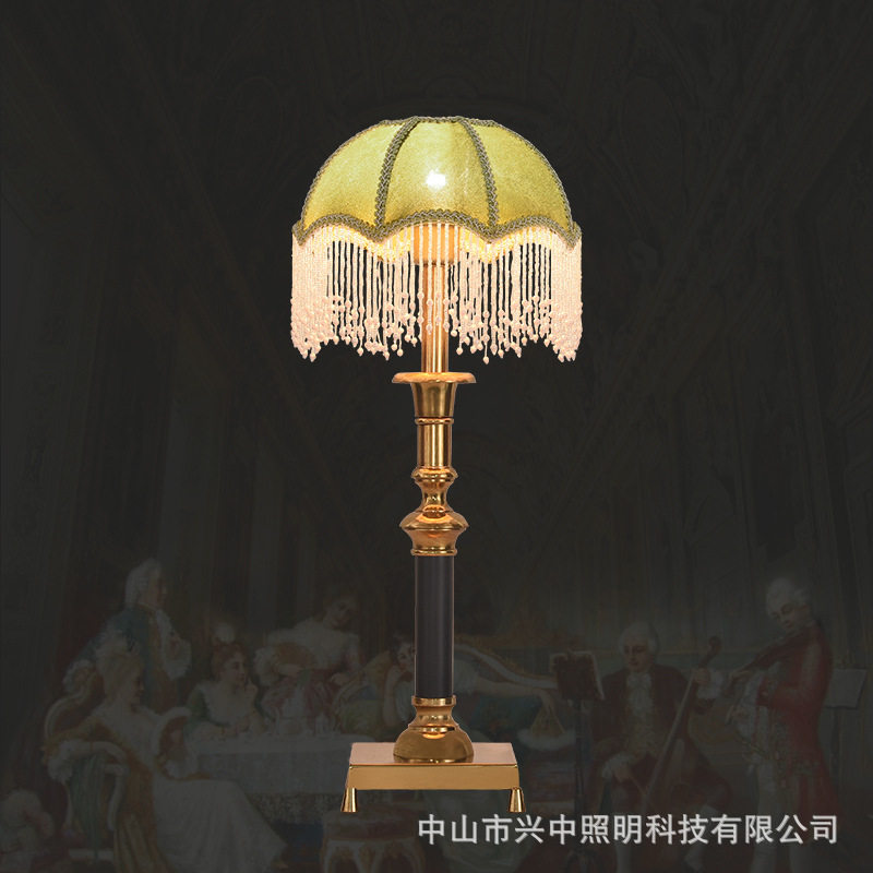 法式复古全铜宫廷风装饰台灯