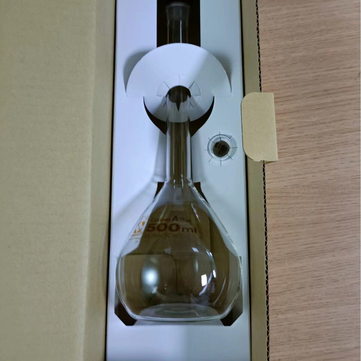 日本柴田科学SIBATA026050-500容量瓶500mL实验室精密量瓶