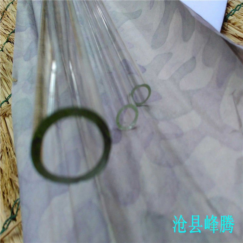 大量销售透明玻璃管高硼硅水烟专用玻璃管