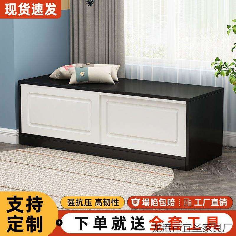 储物柜炕柜土炕地柜自由组合欧式移门柜家用推拉门阳台可坐飘窗