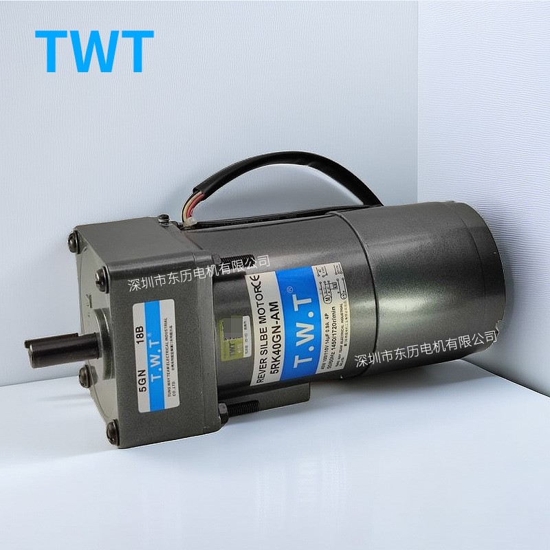 TWT东炜庭电机5RK40GN-AM减速机5GN18B单相110V附刹车SILBE MOTOR