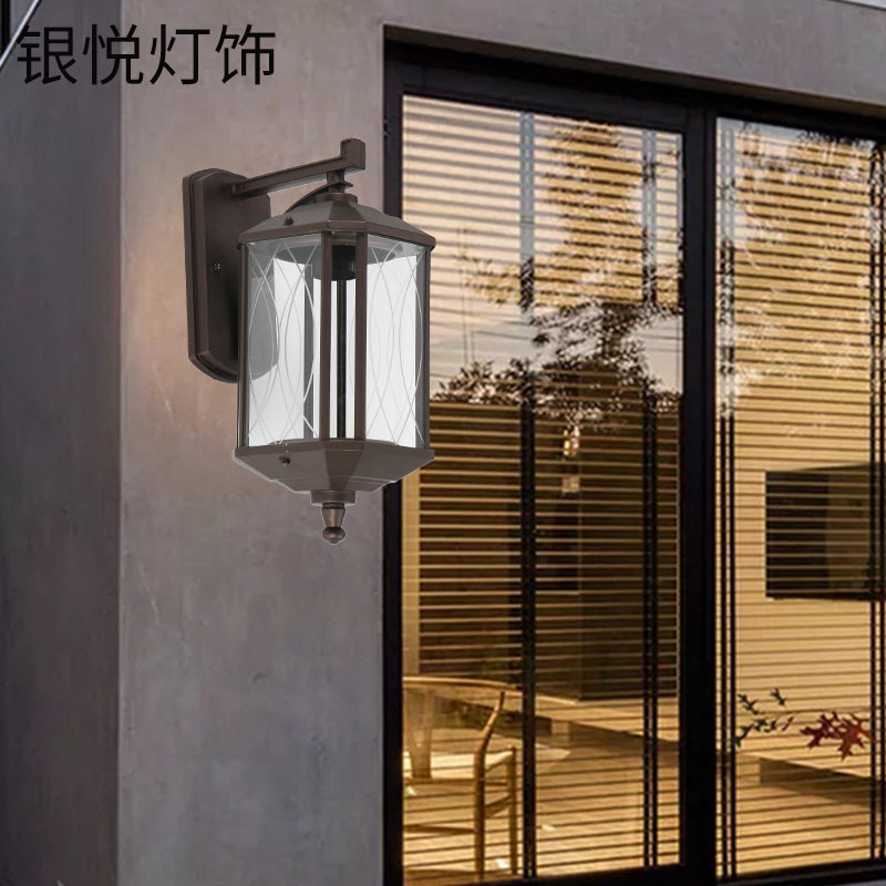 厂家供应户外壁灯欧式复古工业风阳台北欧外墙室外庭院灯led灯