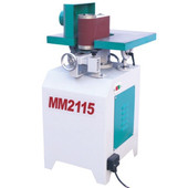 卧式 双头海绵轮磨光机MM2115A多功能曲面打磨机木工抛光机砂光机