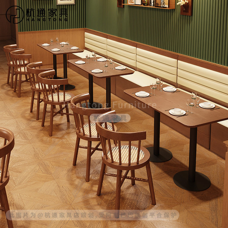 复古法式西餐厅咖啡厅卡座沙发小酒馆音乐餐吧茶餐厅定制卡座商用